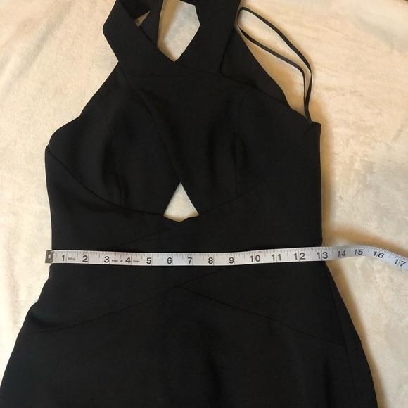 BCBGMAXAZRIA Salome Cutout Halter Gown Dress NWT - Picture 5 of 16